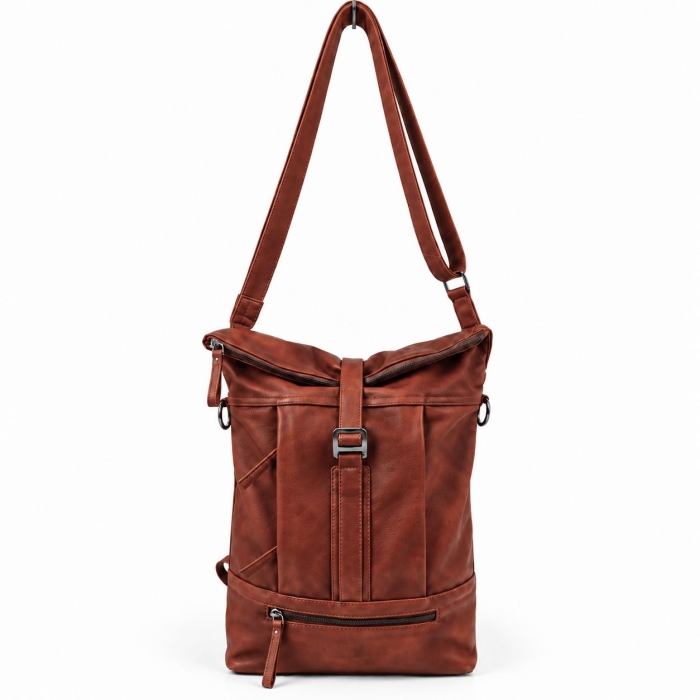 ROLLTOP BACKPACK COGNAC